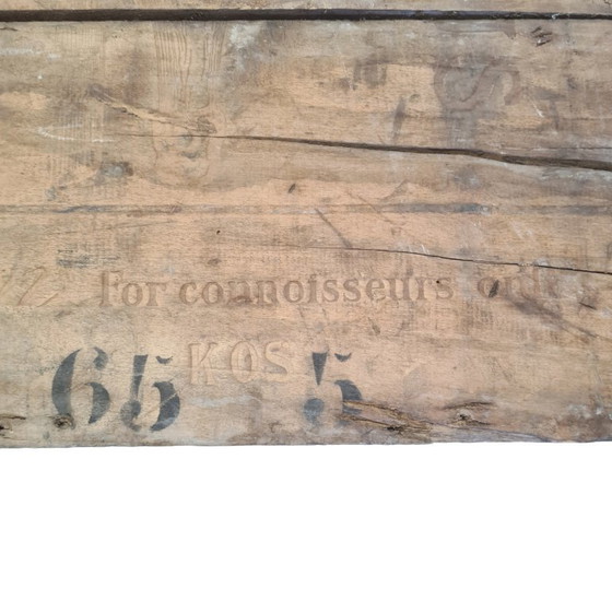 Image 1 of Alte Lanson-Champagnerflaschenkiste, frühe 1900er Jahre