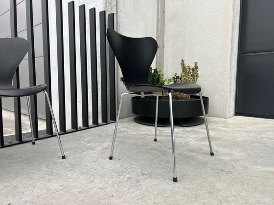 Image 1 of 6 sedie Fritz Hansen, Arne Jacobsen