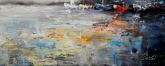 Slawomir Zajkowski - Colors of impression, Dipinti e disegni, Tela, Altro, Grigio, Impressionisme (foto 2 di 5)