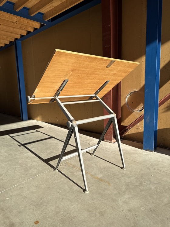 Industriële Ahrend Cirkel Kramer Tekentafel Bureau Werktafel – Iron (photo 7 of 12)