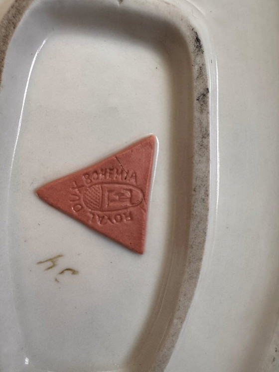 Image 1 of Art Nouveau vaas Royal Dux Bohemia hert 1900 - H.41cm