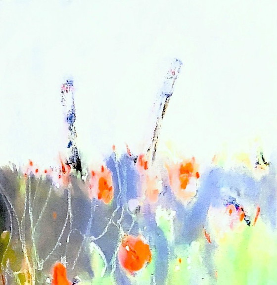 Image 1 of Abstract schilderij - Meadow