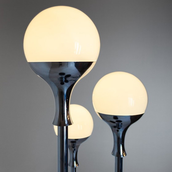 Image 1 of Set van drie vintage vloerlampen, Italiaans design in de stijl van Artemide, jaren 70.
