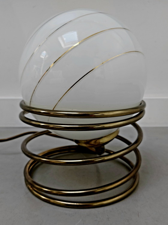 Image 1 of Lampada a spirale Hollywood Regency Metà secolo