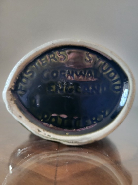 Image 1 of Vintage keramieken waterkan of vaas, Fosters studio Pottery Gurgle