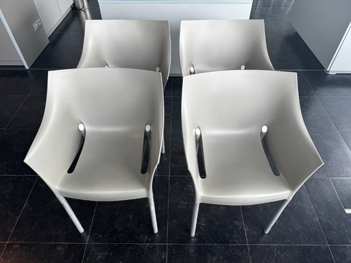 4 x Dr NO - Starck for Kartell - grijs
