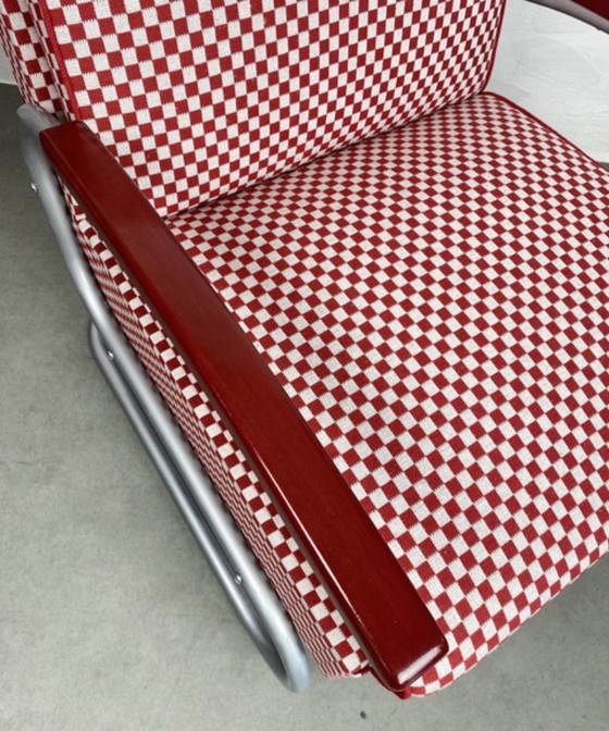Image 1 of Poltrona Thonet S-411 "Rosso e Bianco"