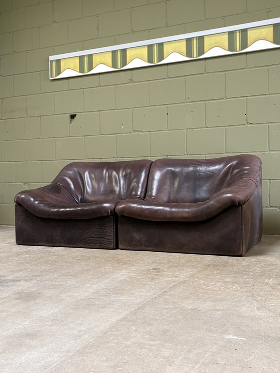 De Sede model DS-46 black-brown neck leather 6-piece – Couches (photo 9 of 15)