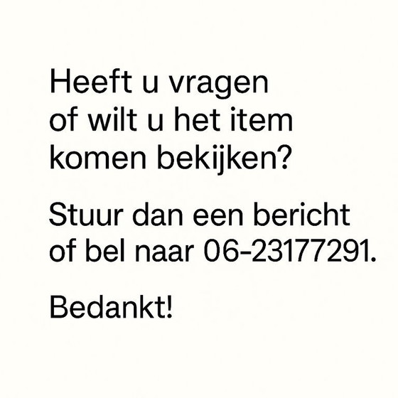 Image 1 of set van 4 houten barkrukken met rotan zitting