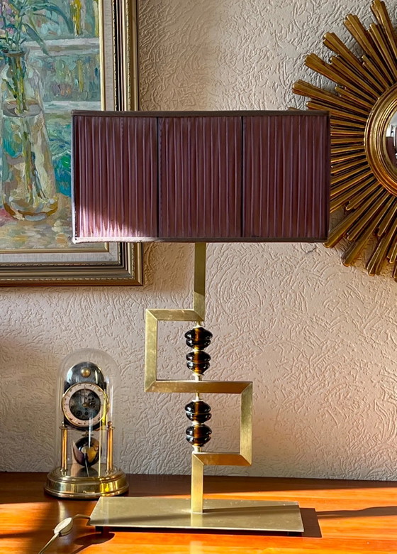 Vintage lamp – Table lamps, Metal, Glass (photo 5 of 6)