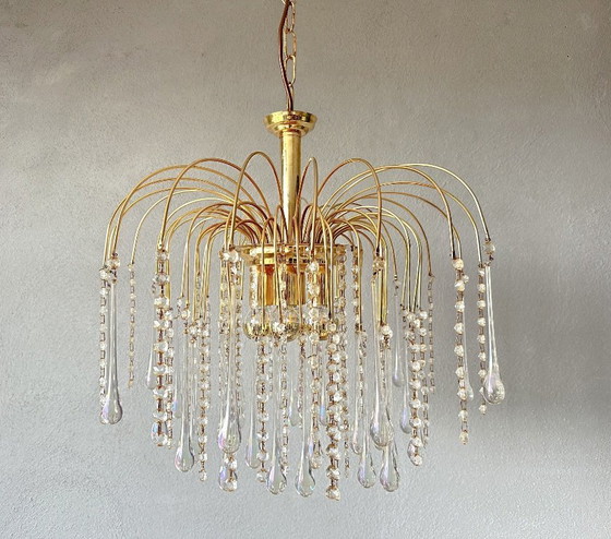 Image 1 of Vintage teardrop chandelier