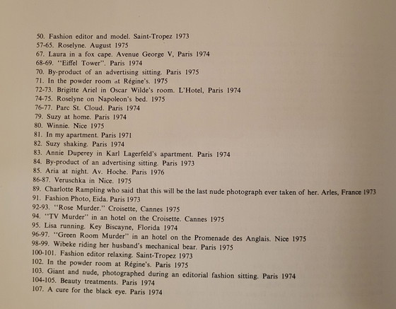 Image 1 of Helmut Newton Donne Bianche