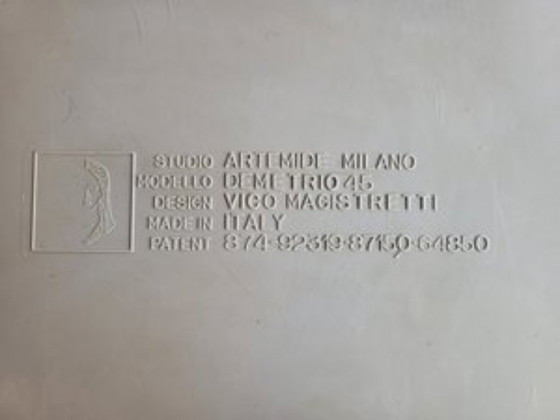 Image 1 of Salontafel Demetrio 45 Vico Magistretti van Artemide Italië 1960