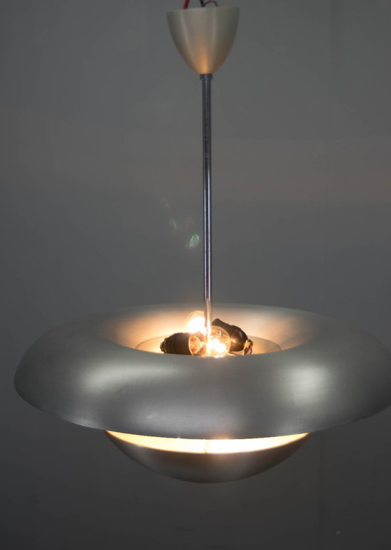 Image 1 of Lustre Bauhaus de Franta Anyz pour Napako, étiqueté, années 1940
