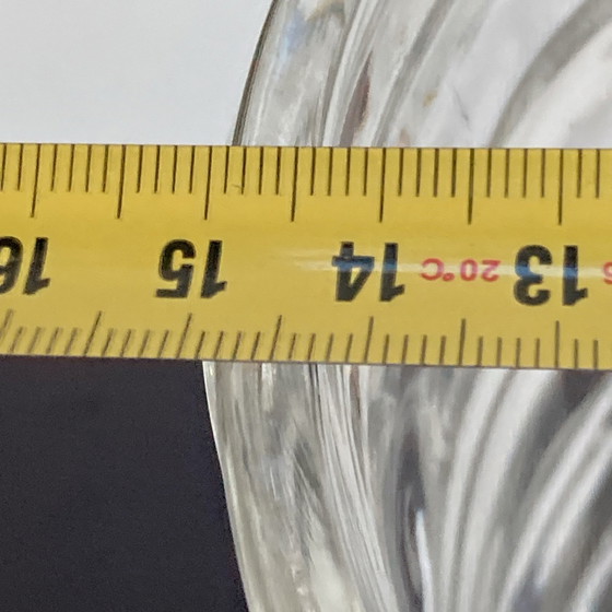 Image 1 of Grand vase en verre vintage 70’S travail italien 