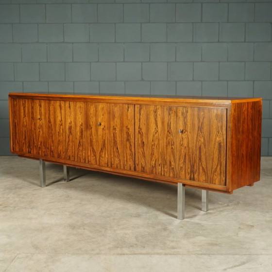 Exclusive Vintage Sideboard/Dressoir XXL – Rosewood – 1960s – Chrome (photo 4 of 13)