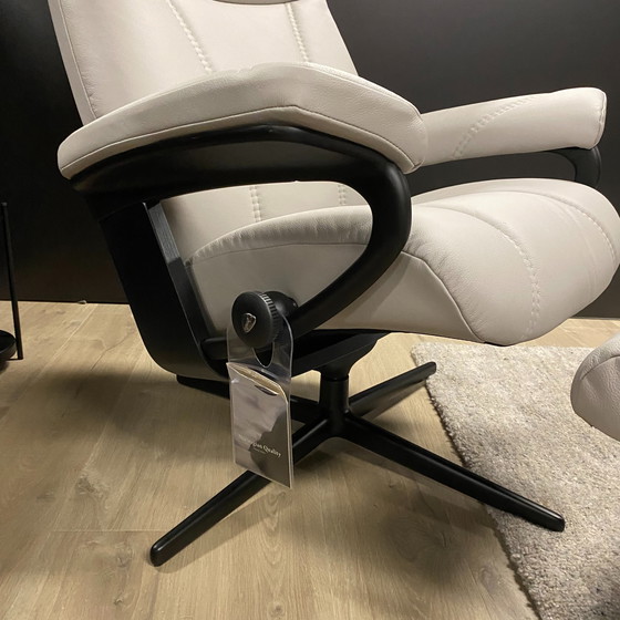Image 1 of Stressless Consul relaxfauteuil met hocker M