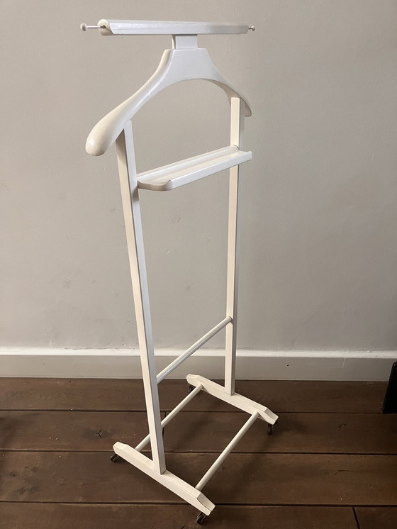Image 1 of Vintage Italiaans design dressboy / kledingrek wit