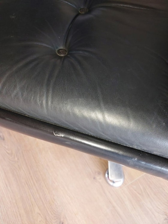 Image 1 of Duo de fauteuils cuir Cofemo. italie 1980