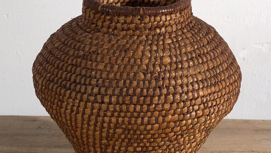 Small antique wicker basket (c.1920) #2 – Decorative Objects, Rustic (photo 3 of 16)