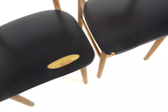 Image 1 of Set di 4 sedie scandinave in teak, Svezia, 1960