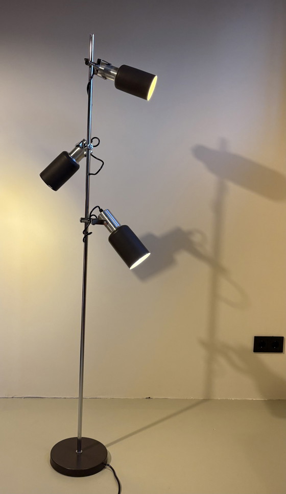 Image 1 of Anvia vintage vloerlamp 3 spots. 