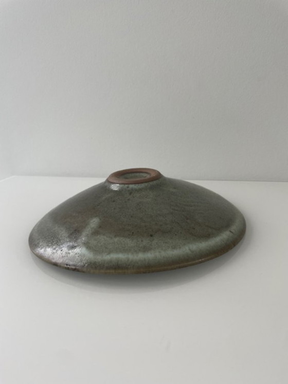 Image 1 of Vintage Taizé ceramic design bowl on a base