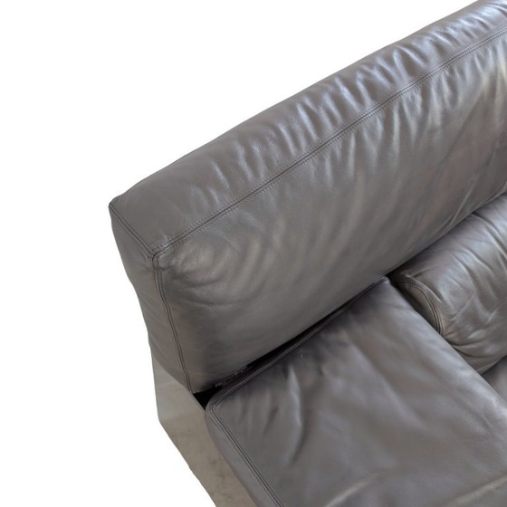 Knoll Brigadier Dreisitzer Leder schwarz Cini Boeri Hochlehner – 3-5 Sitzer Sofas, Wood, Leather (photo 12 of 12)