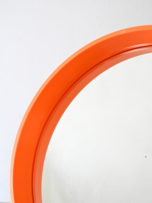 1960 Oranje Scandinavische Plastic Tafelspiegel