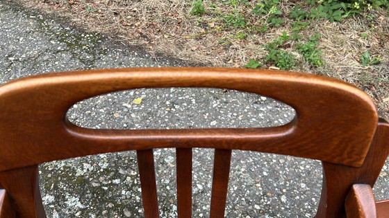 Image 1 of 4 Schuitema Jugendstil-Esszimmerstühle Leder