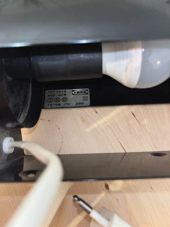 Image 1 of Ikea LOD wall lamp, vintage 70s 80s retro Scandinavian Mid Century Danish Modern