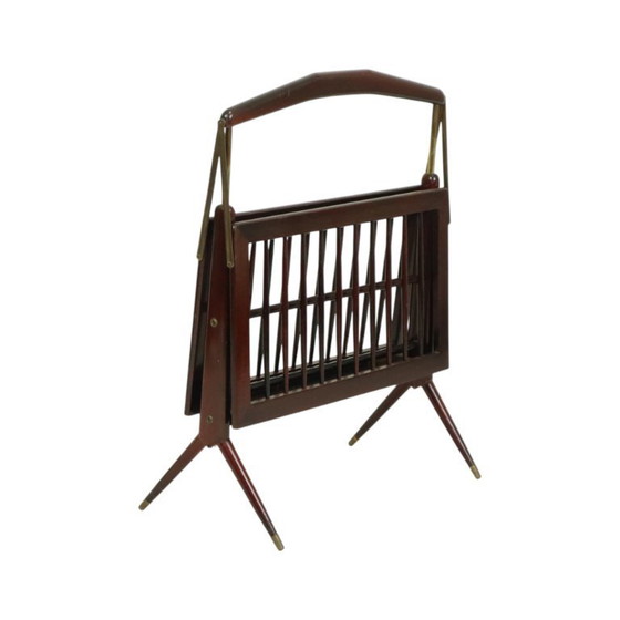 Image 1 of Italian Magazine Rack Magazine Rack Cesare Lacca