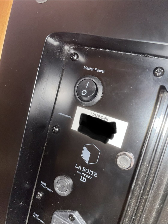 Image 1 of La Boite Concept LD120 – Édition Vincent Tordjman | Bureau avec enceinte Hi-Fi