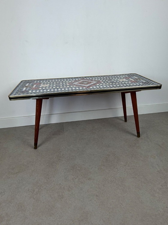 Image 1 of Vintage mosaic table, coffee table, side table