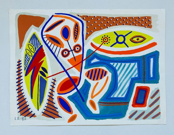 Image 1 of Carsten Regild - Œuvres d'art colorées