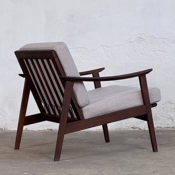 Image 1 of Set van 2 volledig gerestaureerde fauteuils uit het midden van de 20e eeuw, 1960