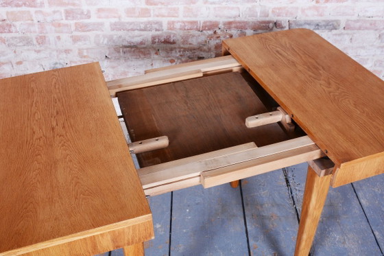 Extendable Art Deco Dining Table, by Jindřich Halabala, UP Závody, Czech, 1940s – Wood (photo 16 of 21)