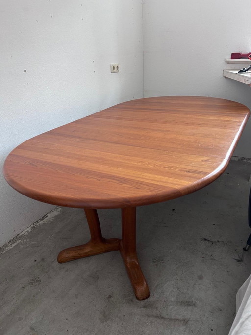 Elegant Mid-Century Teak Dining Table by Glostrup, Denmark - Extendable 