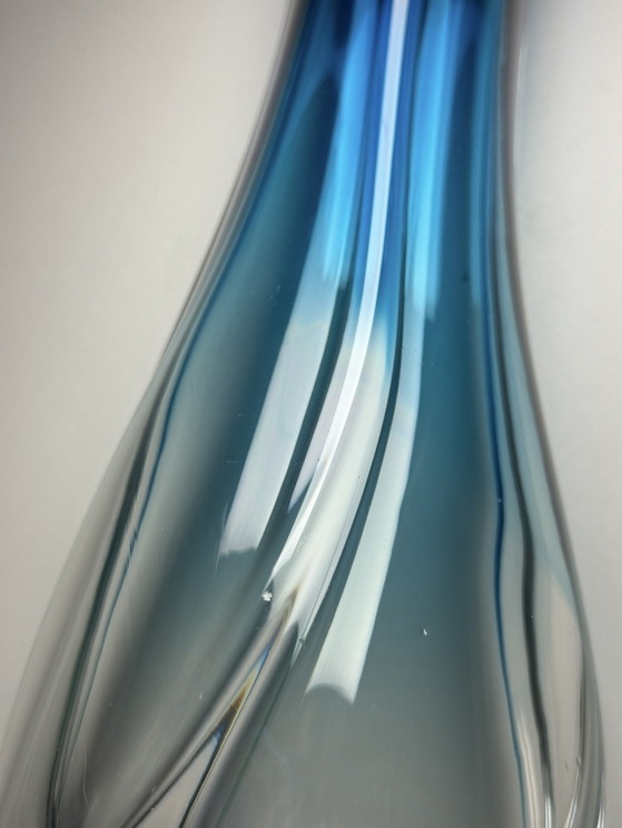 Val Saint Lambert “Lulea” Crystal Vase — René Delvenne, Studio Cristal, Limited Edition 1/6 (photo 10 of 15)