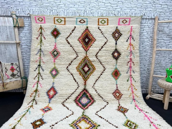 Handgemaakt Beni Ourain-tapijt 400x300cm: Marokkaans Berbers – Vloerkleden en tapijten, Wool (photo 8 of 10)