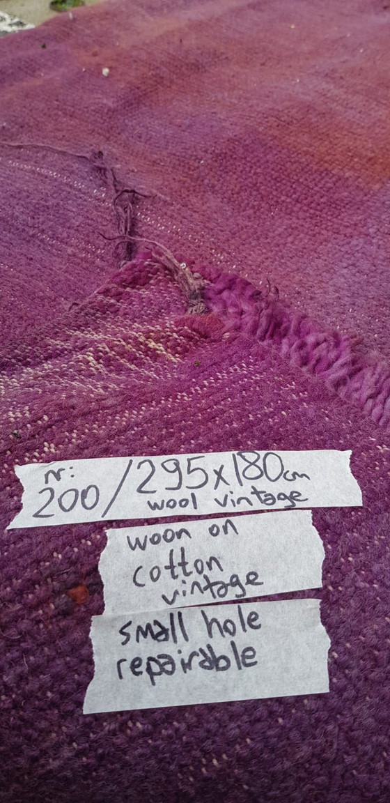 Image 1 of Handgeknoopt Berber  kleed wol 295x180cm