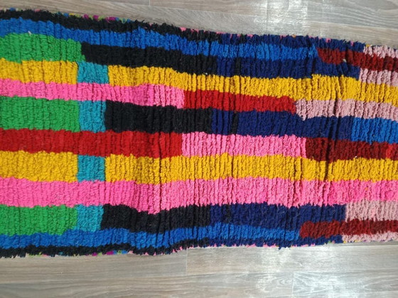 Image 1 of Mehrfarbige Berberteppiche aus Leinen, 400 cm x 100 cm