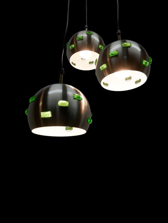 Image 1 of Lampada a sospensione a cascata Space Age, anni '70