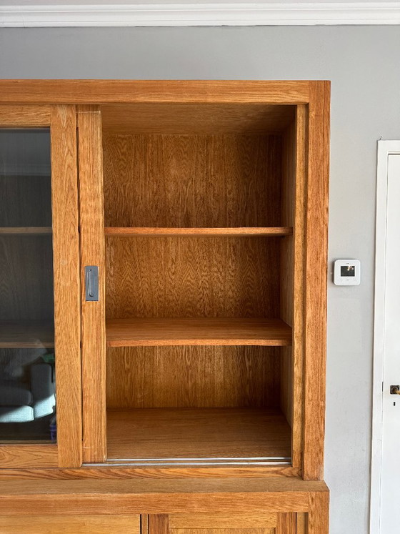 Credenza con vetrina in rovere - Vetrina – Credenze con vetrina, Legno (photo 7 of 11)
