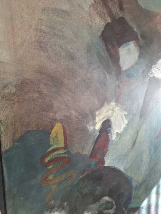 Large painting by Janneke Viegers