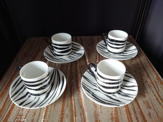 Image 1 of Tazzine/piattini da caffè vintage Galeries Lafayette (Parigi).