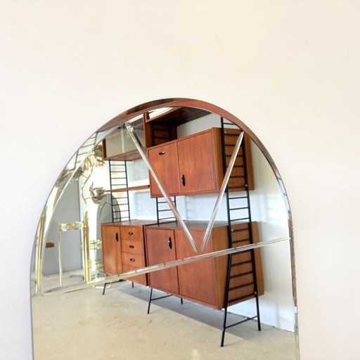 Vintage arched mirror