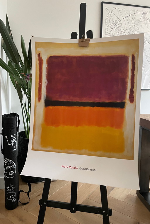 Mark Rothko (1903-1970), Zonder titel, (Violet, zwart, oranje, geel op wit), 1949, copyright 1998 Kate Rothko Prizel& Christophe