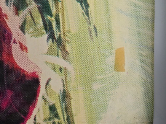 Image 1 of ORIGINELE VINTAGE POSTER 120x160cm DE ODYSSEE VAN DE AFRICAN QUEEN HUMPHREY BOGART