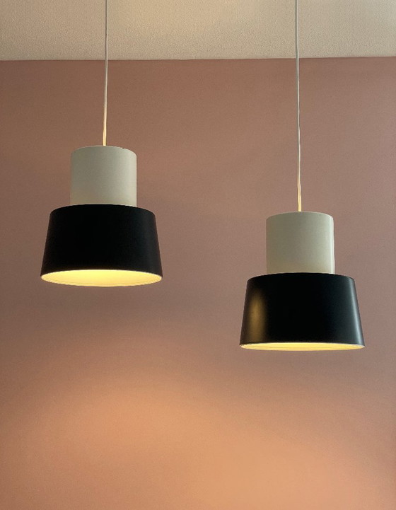 2x Louis Poulsen Lampen Nyboderpendel Vintage Mid Century Design – Hanglampen, Metal (photo 8 of 27)